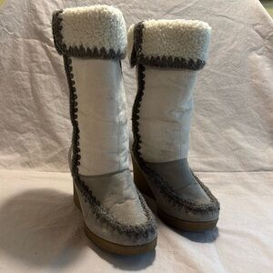 American Eagle Y2K ish mid calf boots sz 6 1/2